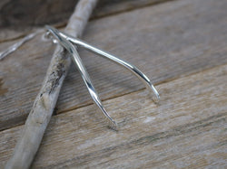 EDIE Pendant - Sterling Silver Wishbone Pendant