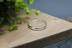 KAYDEN Ring - Simple Sterling Silver Ring, 3.5mm wide