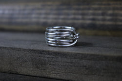 JUNIPER Ring - Bright Polished Wireform Sterling Silver Ring