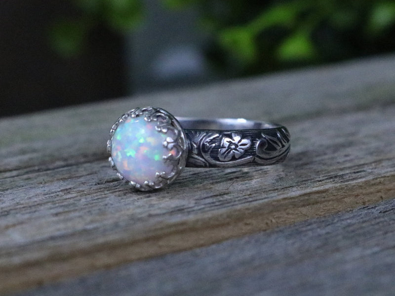 White Opal Ring, Pear Shaped Opal Engagement Ring, Yellow Gold Ring for  Women, Opal Solitaire Ring, Unique Bridal Wedding Ring, Promise - Etsy
