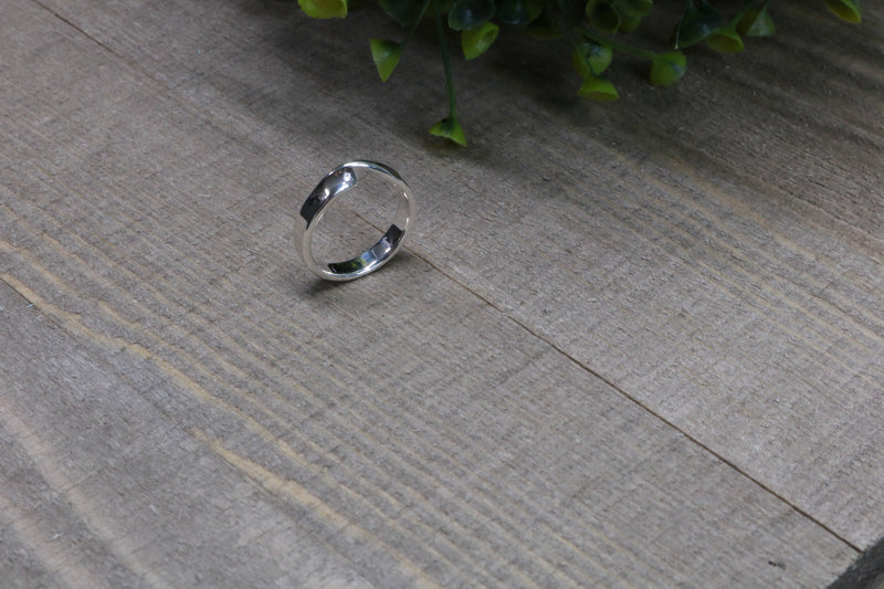 MARLEY Ring - Sterling Silver Mobius Ring, Polished