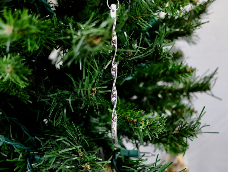 Sterling Silver Icicle Ornament, 2022 Christmas Ornament