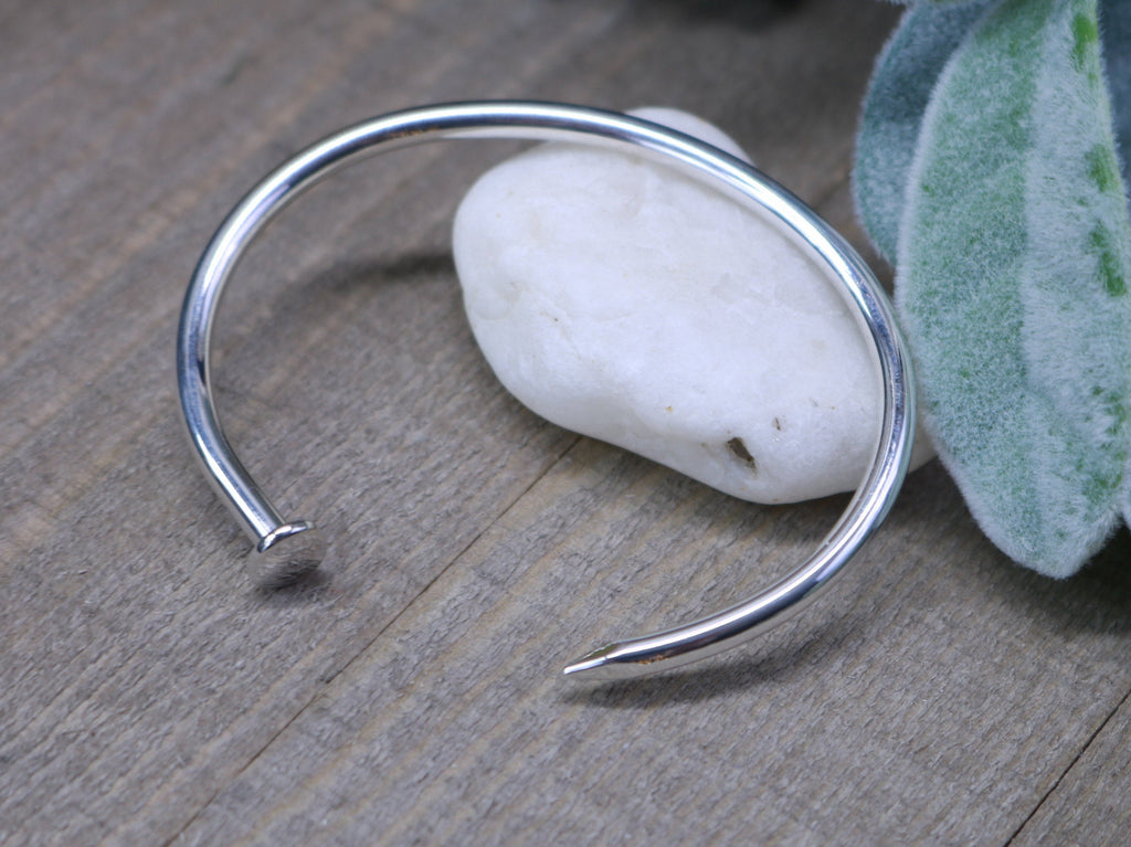 TACK Bracelet - Sterling Silver Nail Cuff Bracelet – Turner